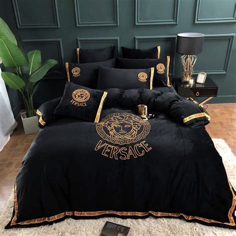 cheap versace comforter set|versace bedroom furniture set.